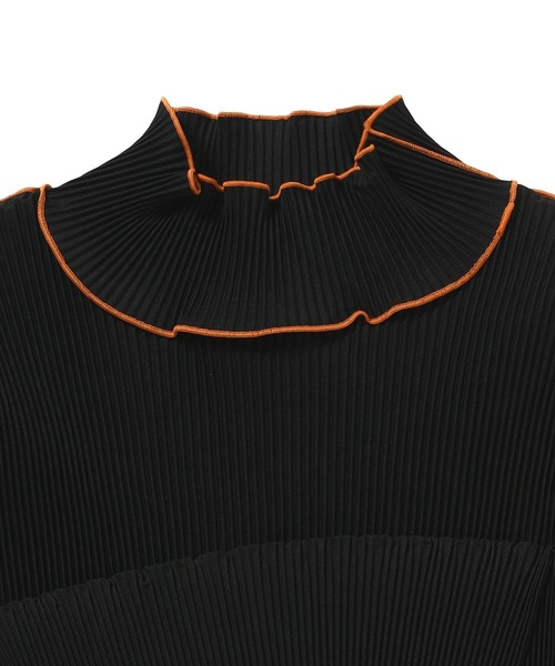 トップス kotohayokozawa Long sleeve top kotohayokozawa TD WAVE LONG SLEEVE TOP HIGH NECK TYPE TDX5A
