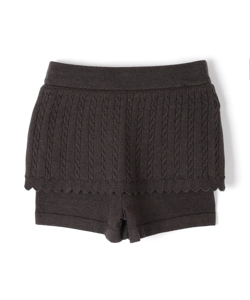 M DOLLY(エムドリー)の「cable knit mistera pants/ケーブルニットミステラパンツ(その他パンツ・レディース・アイボリー/グレー・FREE)」の17枚目の写真