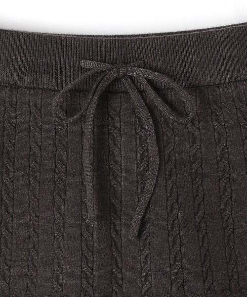 M DOLLY(エムドリー)の「cable knit mistera pants/ケーブルニットミステラパンツ(その他パンツ・レディース・アイボリー/グレー・FREE)」の18枚目の写真