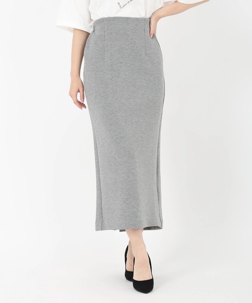 STRAWBERRY-FIELDS(ストロベリーフィールズ)の「ダンボールタイトスカート(スカート・レディース・グレー/ブラック・2)」の1枚目の写真