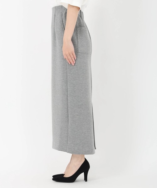 STRAWBERRY-FIELDS(ストロベリーフィールズ)の「ダンボールタイトスカート(スカート・レディース・グレー/ブラック・2)」の4枚目の写真