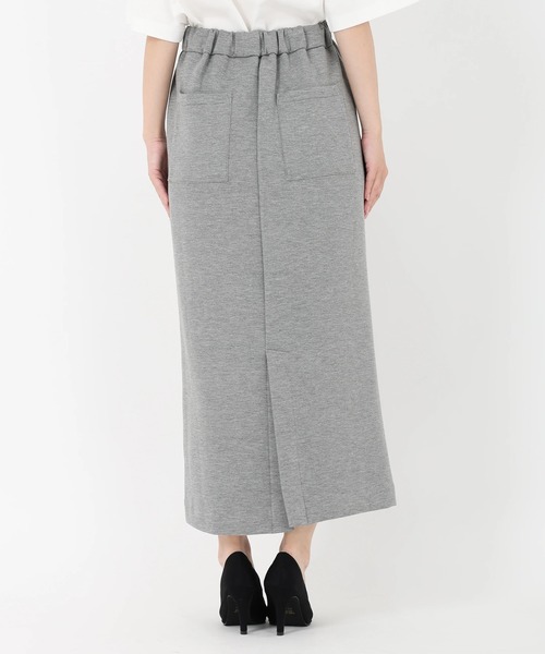 STRAWBERRY-FIELDS(ストロベリーフィールズ)の「ダンボールタイトスカート(スカート・レディース・グレー/ブラック・2)」の5枚目の写真