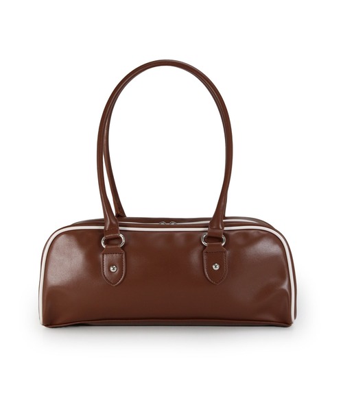 COLDE （コルデ）の「横長ボストンバッグ（ボストンバッグ・レディース・ブラウン/ブラック/シルバー・FREE）」の7枚目の写真