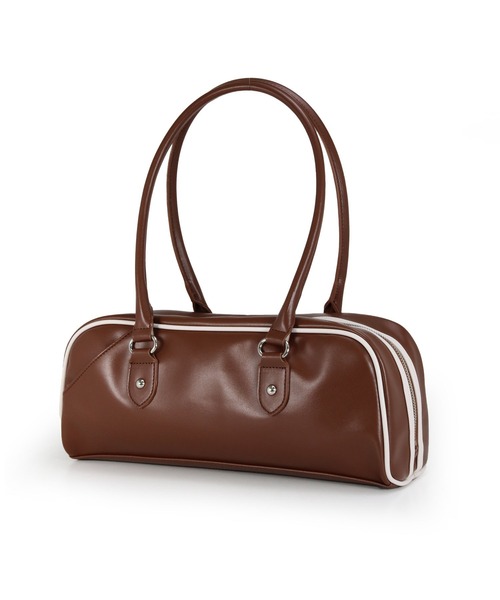 COLDE （コルデ）の「横長ボストンバッグ（ボストンバッグ・レディース・ブラウン/ブラック/シルバー・FREE）」の13枚目の写真