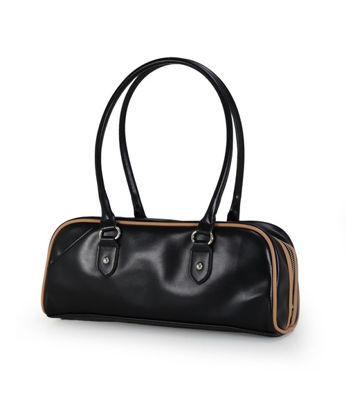 COLDE （コルデ）の「横長ボストンバッグ（ボストンバッグ・レディース・ブラウン/ブラック/シルバー・FREE）」の12枚目の写真