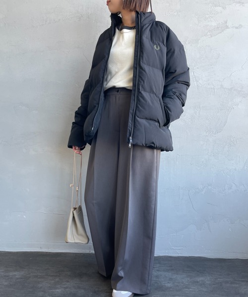 FRED PERRY/フレッドペリー] ワンポイントロゴ刺繍 ラグラン