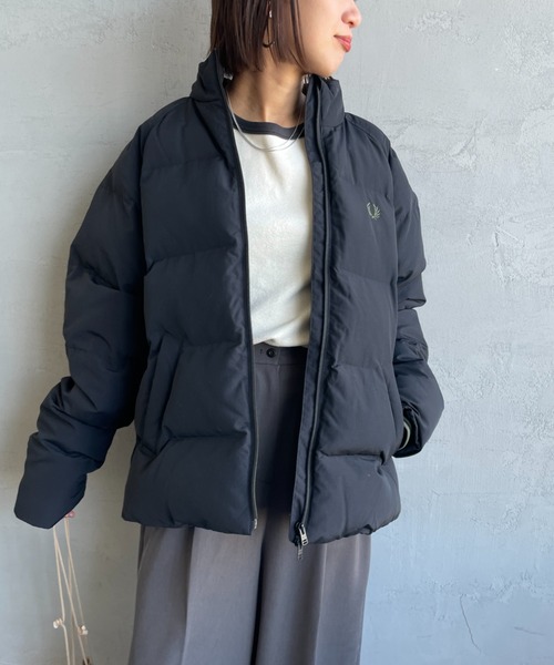 FRED PERRY/フレッドペリー] ワンポイントロゴ刺繍 ラグラン