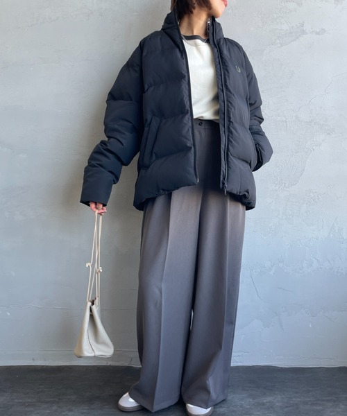 FRED PERRY/フレッドペリー] ワンポイントロゴ刺繍 ラグラン