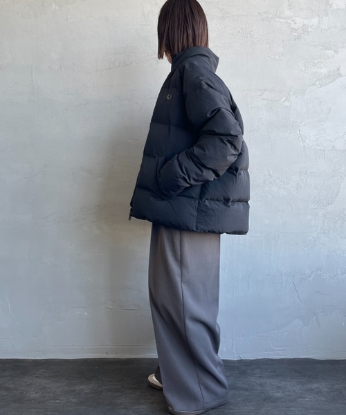 フレッドペリー　FRED PERRY ナイロンジャケット　ワンポイント刺繍　古着 FRED PERRY（ナイロンジャケット）のフリマアイテム一覧