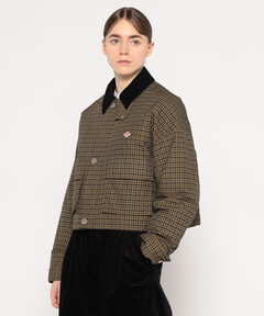 ジャケット・アウター MEN'S NYLON TUSSAH WORK JACKET PLAID MEN'S NYLON TUSSAH WORK JACKET PLAID（ブルゾン）｜DANTON（ダントン
