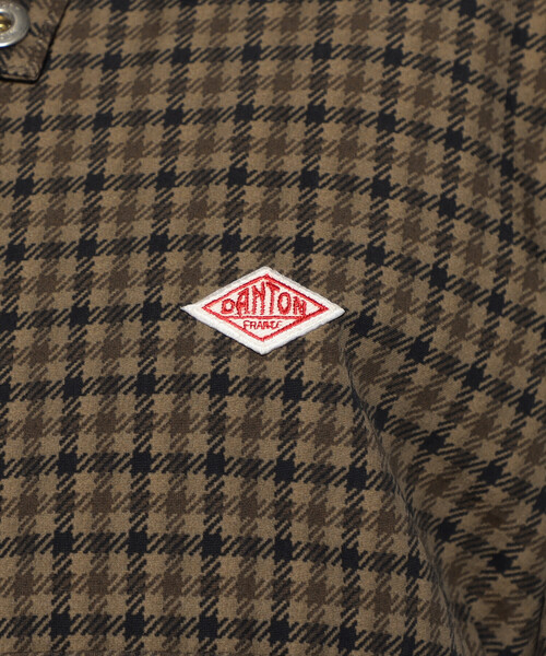 WOMEN'S NYLON TUSSAH SHORT JACKET PLAID（ダウンジャケット/コート