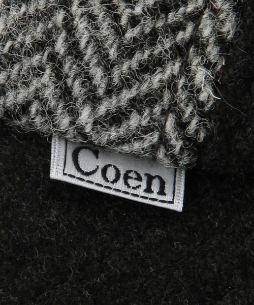 coen(コーエン)の「Harris Tweed (ハリスツイード)キャップ(キャップ・メンズ・ブラック/グレー/イエロー/ネイビー・フリー)」の8枚目の写真
