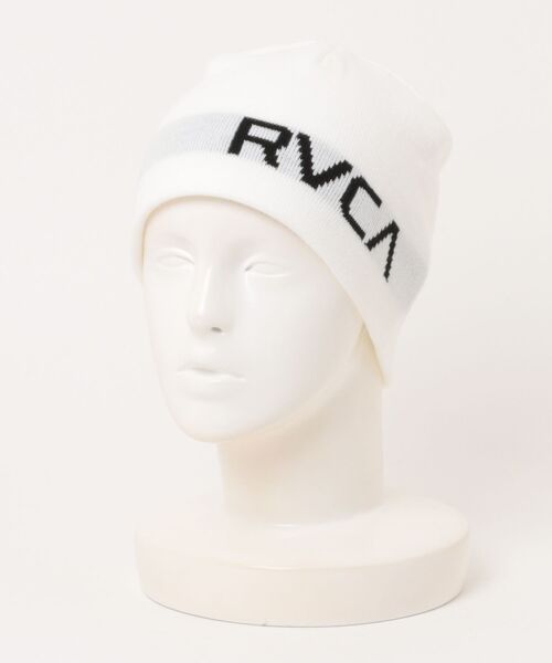 ゆか RVCA/ルーカ ビーニー BIG RVCA SINGLE BEANIE BF042-905（ニット