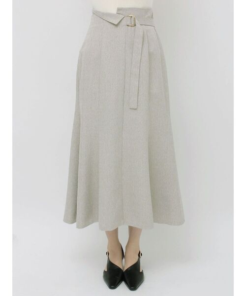 LAGUNAMOON（ラグナムーン）の「ネップツイードラペルマーメイドスカート（スカート・レディース・モカ/ライトグレー/カーキ・SMALL/MEDIUM）」の19枚目の写真