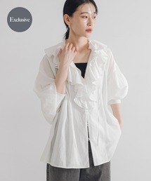 crinkle crinkle crinkle | 『別注』crinkle crinkle crin×URBAN RESEARCH　cotton ruffle blouse(シャツ/ブラウス)