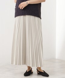 THE SHOP TK  | スエードプリーツスカート【洗える】(スカート)