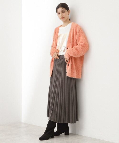 THE SHOP TK （ザ ショップ ティーケー ）の「スエードプリーツスカート【洗える】（スカート・レディース・スミクロ/アイボリー・12/13）」の11枚目の写真