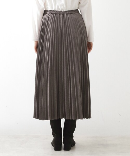 THE SHOP TK （ザ ショップ ティーケー ）の「スエードプリーツスカート【洗える】（スカート・レディース・スミクロ/アイボリー・12/13）」の15枚目の写真