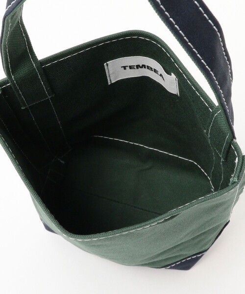 TEMBEA（テンベア）の「TEMBEA / BAGUETTE TOTE MINI（トートバッグ・レディース・ワイン/チャコールグレー/グリーン/ブラウン・ONE SIZE）」の7枚目の写真