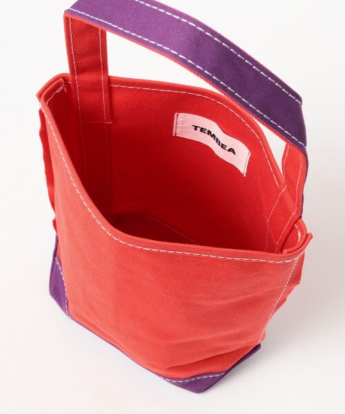 TEMBEA（テンベア）の「TEMBEA / BAGUETTE TOTE MINI（トートバッグ・レディース・ワイン/チャコールグレー/グリーン/ブラウン/ブラック系その他4/グリーン系その他4/ナチュラル/イエロー/グレー/レッド/ブルー・ONE SIZE）」の21枚目の写真