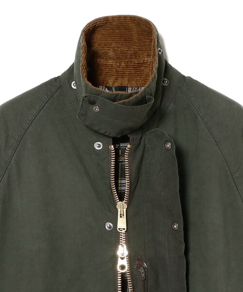 別注Barbour ブルゾングリーン FREE 別注】Barbour / Thornbury Jacket（ミリタリージャケット）｜Barbour