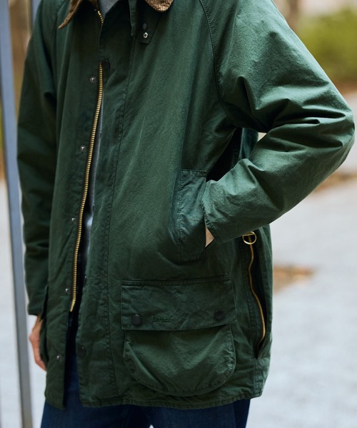 Barbour（バブアー）の「【別注】Barbour / BEAUFORT ウォッシュド ジャケット（ブルゾン・メンズ・オリーブ・40/38/36/34/42）」の10枚目の写真
