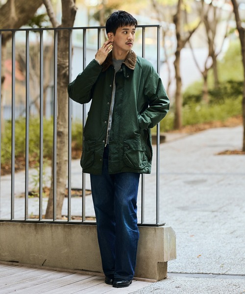 Barbour バブアー ジャケット C42/107CM カーキ メンズ Barbour（バブアー）の「【別注】Barbour / BEAUFORT ウォッシュド