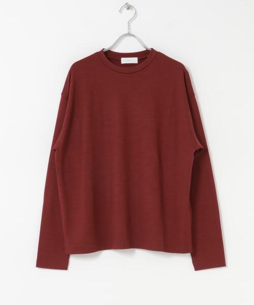 かぐれ(カグレ)の「ウォッシャブルウールプルオーバー(Tシャツ/カットソー・レディース・ブラック/レッド/ブラウン・FREE)」の11枚目の写真