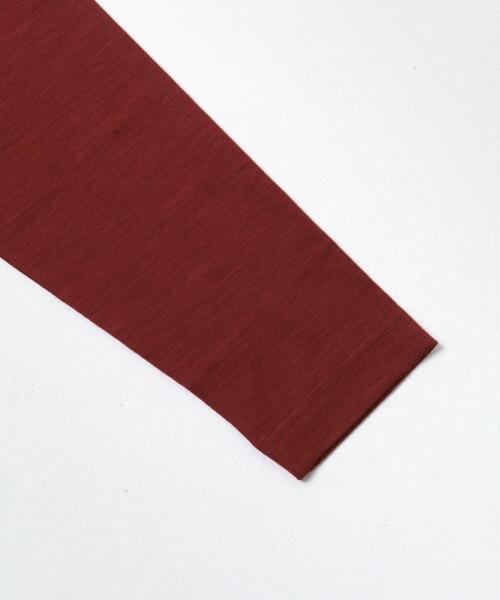 かぐれ(カグレ)の「ウォッシャブルウールプルオーバー(Tシャツ/カットソー・レディース・ブラック/レッド/ブラウン・FREE)」の12枚目の写真