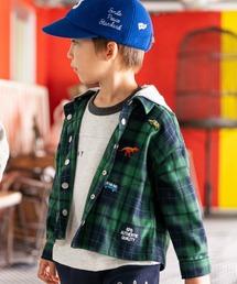 KP BOY | フーデット チェックシャツ(シャツ/ブラウス)