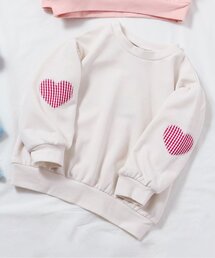 apres les cours(アプレレクール)の【WEB限定/ジュニア対応】袖モチーフトレーナー/7days Style(スウェット)