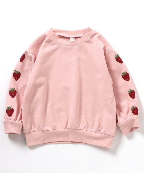 セール】【WEB限定】袖モチーフトレーナー/7days Style_ジュニア対応