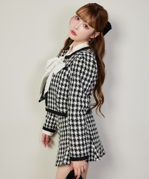 one after another NICE CLAUP（ワンアフターアナザーナイスクラップ）の「取り外し可能/ボウタイブラウス（シャツ/ブラウス・レディース・グレー系その他/ブラック系その他/オフホワイト・FREE）」の12枚目の写真