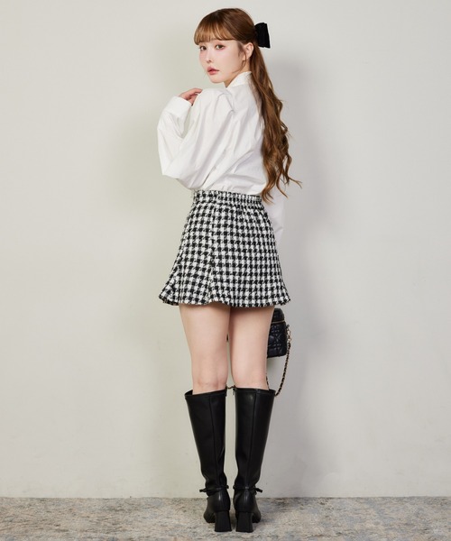 one after another NICE CLAUP（ワンアフターアナザーナイスクラップ）の「取り外し可能/ボウタイブラウス（シャツ/ブラウス・レディース・グレー系その他/ブラック系その他/オフホワイト・FREE）」の13枚目の写真