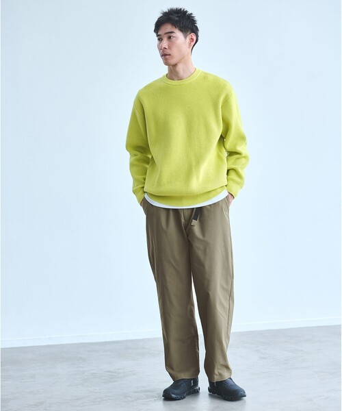 green label relaxing（グリーンレーベルリラクシング）の「【WEB限定】ポリエステル ツイル クイックベルト W3 イージーパンツ -ストレッチ-（その他パンツ・メンズ・ベージュ/オリーブ/ブラック・XL/L/M/S）」の4枚目の写真
