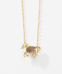 Jewel closet by L&Co.（ジュエルクローゼットバイエルアンドコー）の「K10 馬 ホース カラーストーン ネックレス（ネックレス）」