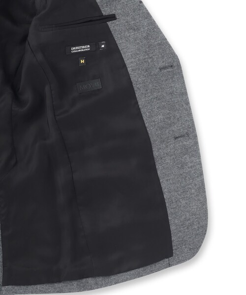 DRESSTERIOR(ドレステリア)の「【干場義雅×MOVB×DRESSTERIOR】トリプルコラボ ジャケット(テーラードジャケット・メンズ・ダークグレー・90/91/92/94)」の12枚目の写真