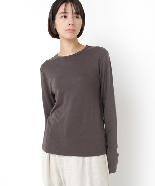 RNA-N（アールエヌエーエヌ）の「M2547 ウールブレンドプルオーバー（Tシャツ/カットソー・レディース・ホワイト/グレー/キナリ/ブラック・FREE）」の18枚目の写真