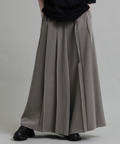 アニュアンス anuans ギャザーボリュームワイドパンツ グレー　完売色 M セール】ギャザーボリュームワイドパンツ（その他パンツ