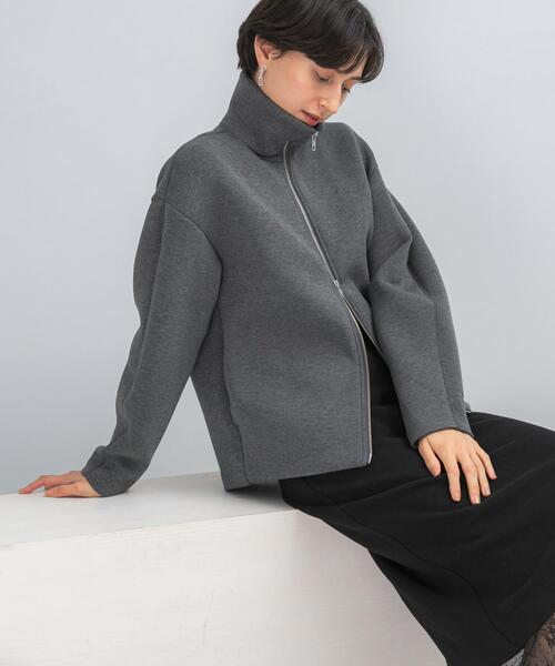 セール】『WEB限定』刺繍スタンドダンボールブルゾン（その他アウター