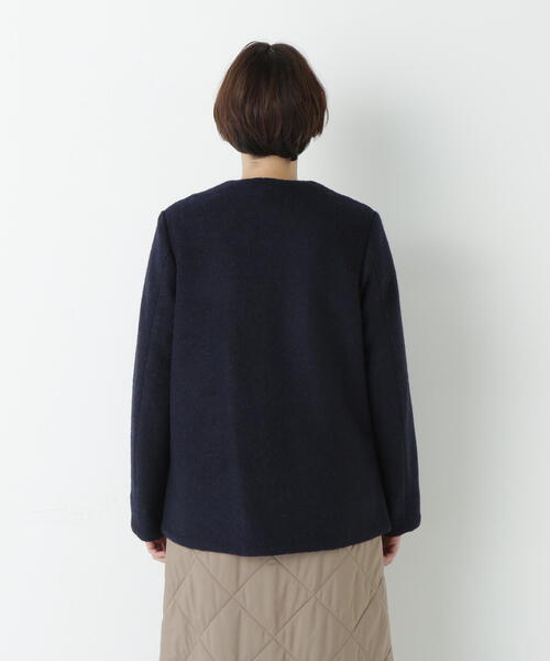 human woman（ヒューマンウーマン）の「◆スライバージップジャケット（ブルゾン・レディース・グリーン/ブラウン/ネイビー・MEDIUM）」の15枚目の写真