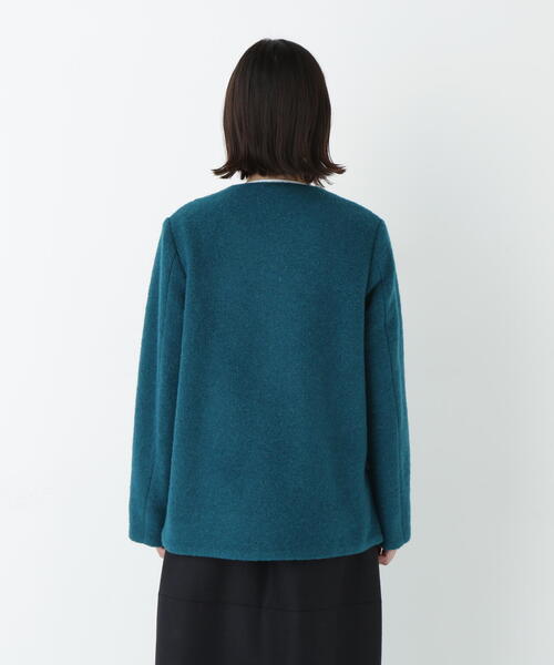 human woman（ヒューマンウーマン）の「◆スライバージップジャケット（ブルゾン・レディース・グリーン/ブラウン/ネイビー・MEDIUM）」の22枚目の写真