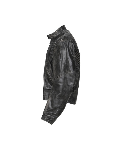 DISTRESSED LEATHER BIKER JACKET（その他アウター）｜PROJECT GR