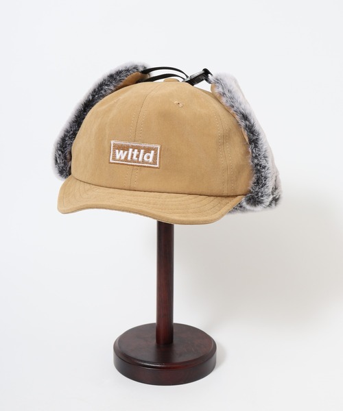 Well-Tailored（ウェルテイラード）の「Well-Tailored FUR FLAP CAP SR（キャップ・メンズ・ブラック/ベージュ・FREE）」の4枚目の写真