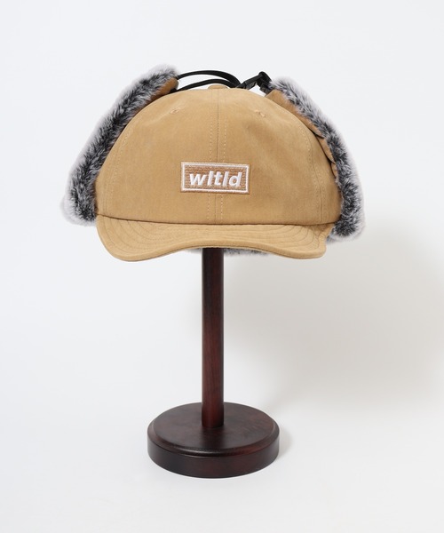 Well-Tailored（ウェルテイラード）の「Well-Tailored FUR FLAP CAP SR（キャップ・メンズ・ブラック/ベージュ・FREE）」の5枚目の写真