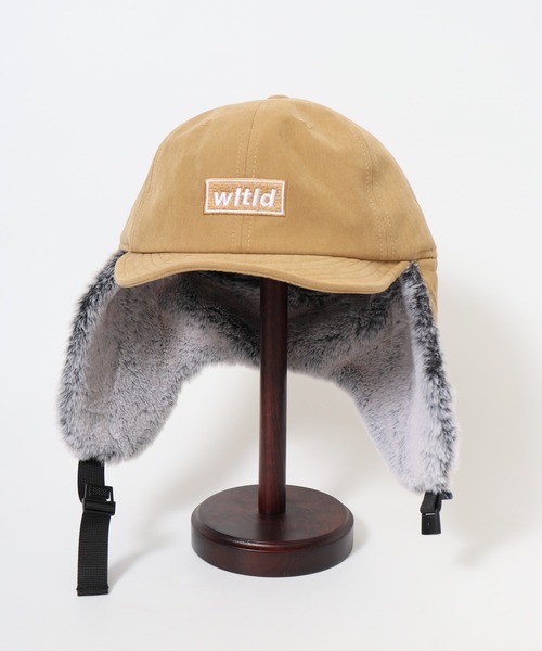 Well-Tailored（ウェルテイラード）の「Well-Tailored FUR FLAP CAP SR（キャップ・メンズ・ブラック/ベージュ・FREE）」の6枚目の写真