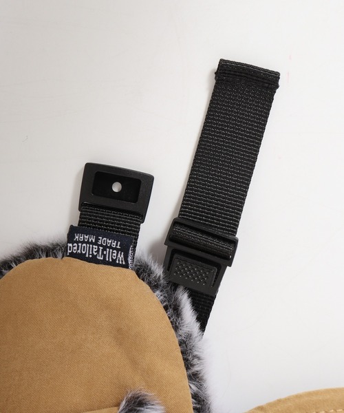 Well-Tailored（ウェルテイラード）の「Well-Tailored FUR FLAP CAP SR（キャップ・メンズ・ブラック/ベージュ・FREE）」の21枚目の写真