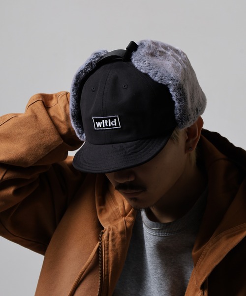 Well-Tailored（ウェルテイラード）の「Well-Tailored FUR FLAP CAP SR（キャップ・メンズ・ブラック/ベージュ・FREE）」の11枚目の写真
