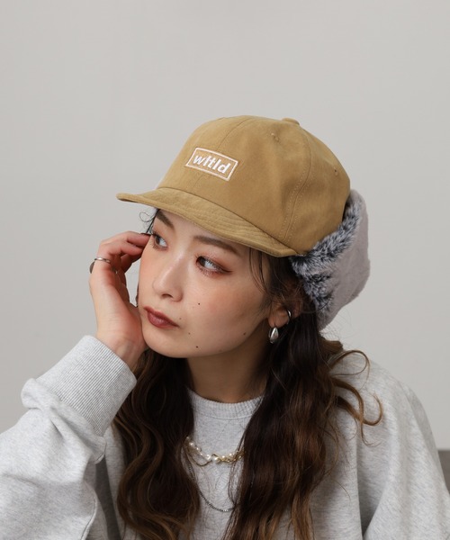 Well-Tailored（ウェルテイラード）の「Well-Tailored FUR FLAP CAP SR（キャップ・メンズ・ブラック/ベージュ・FREE）」の14枚目の写真
