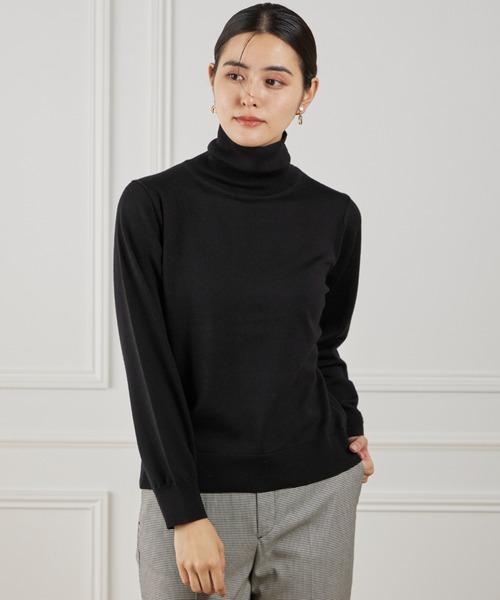 プラダ　ウール ロングタートルネックネックニット ブラック 36 プラダウール ロングタートルネックネックニット ブラック 36